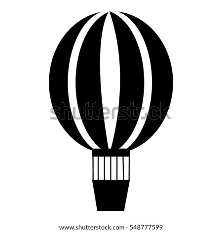 Balloon icon. Simple illustration of balloon vector icon for web
