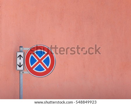 Clearways no stopping and no parking traffic sign