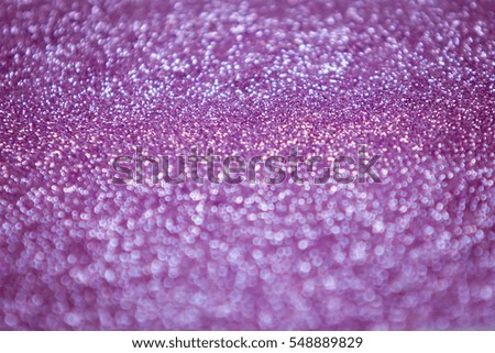 Abstract background purple bokeh circles for Christmas background, Festive defocused lights.