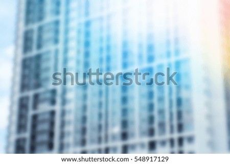 Blurred  background abstract and can be illustration to article of Office Building