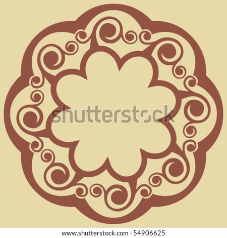 abstract vector decoration