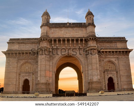 Gateway of India, Mumbai, Maharashtra, India Royalty-Free Stock Photo #549142207