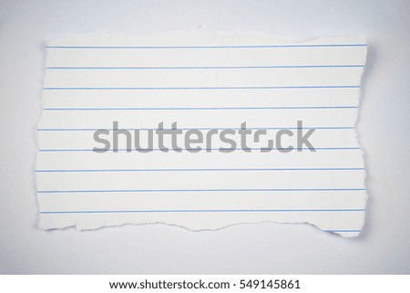 Notebook Lined Paper Background Or Texture