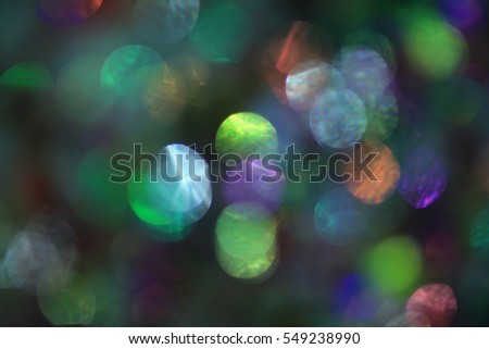 Bokeh of light abstract background