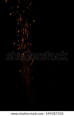 Fire bokeh abstract light background.