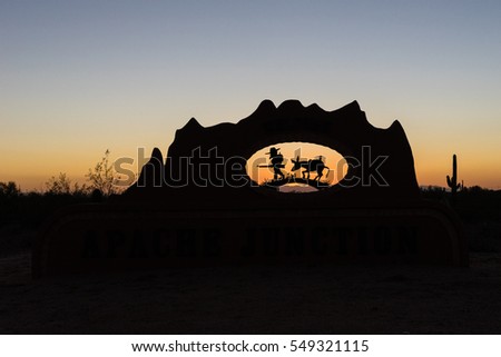 Apache Sundown, Near Apache Junction, Arizona