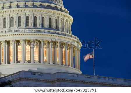 United States Capitol Building in Washington DC USA Royalty-Free Stock Photo #549323791