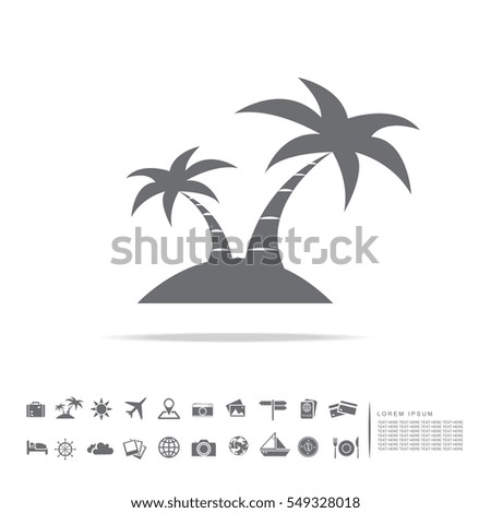 coconut tree icon