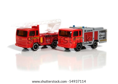models of a fire vehicles