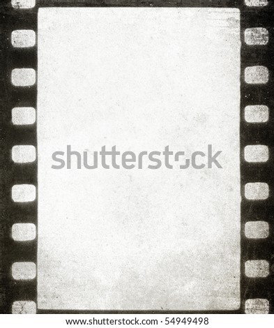 Old grunge filmstrip - background with space for text