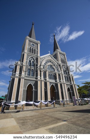 church in Thailand Chanthaburi old building landmark
