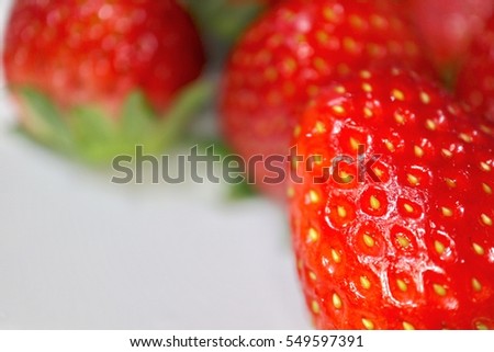 strawberries photo for the presentation template