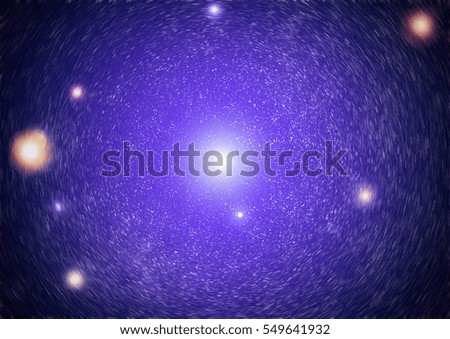 Seamless pattern of starry sky