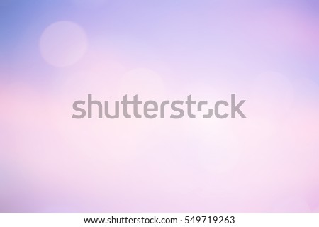 blurred color glamour blush sky background with bokeh light.