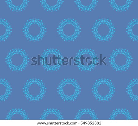 Abstract background. Blue geometric seamless pattern in modern stylish. Vector seamless pattern