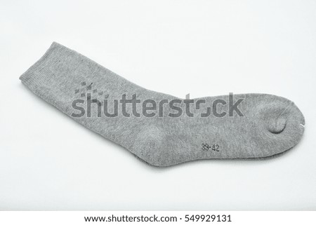  pair of socks isolated on a white background