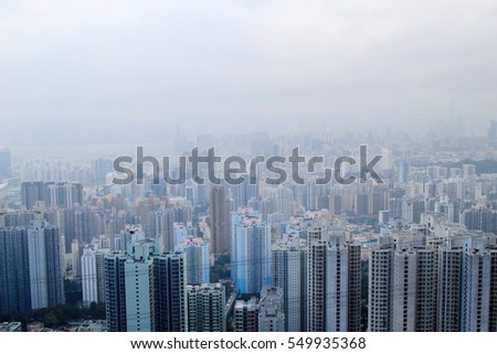 the Tsz Wan Shan  view of kowloon