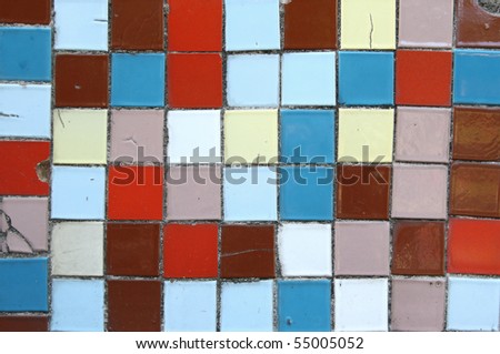 aged mosaic background