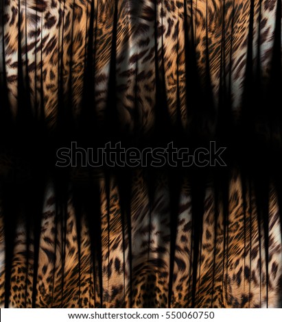 tiger and leopard skin background