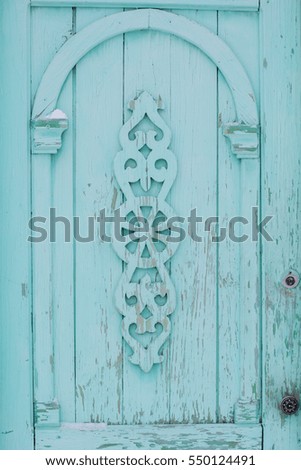 Closeup picture of wooden fence