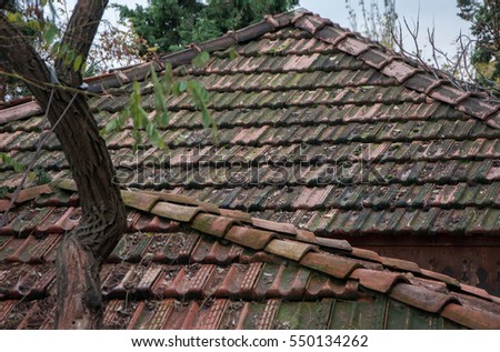 old roof tiles in high quality