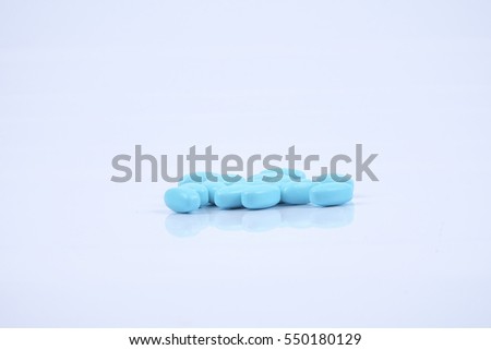 candy for breath refreshment. Isolated, white background
