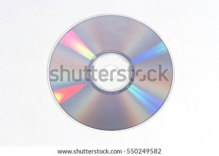 CD isolated on White Royalty-Free Stock Photo #550249582
