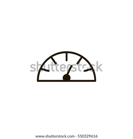 speedometer icon. sign design