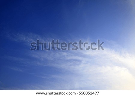 blue sky and white clouds sunny, closeup of photo