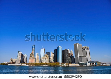 Skyscrapers at Lower Manhattan, New York