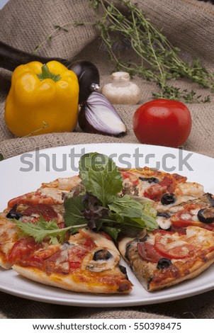 Delicious fresh pizza