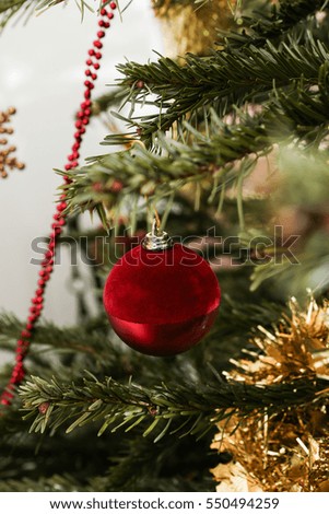 Toy on the Christmas tree