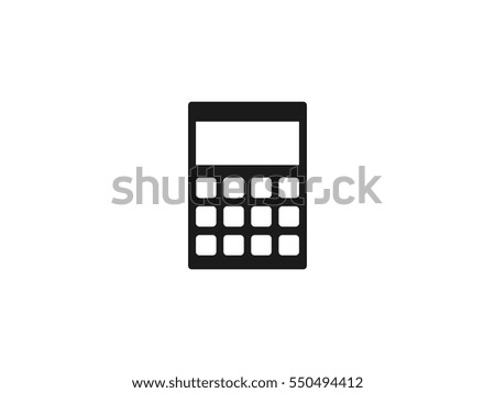 Calculator icon vector illustration