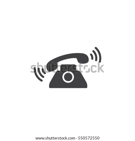 Phone Ringing icon on the white background
