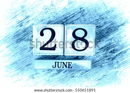 June 28th Calendar