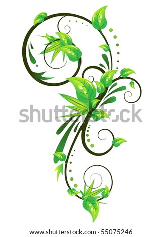 abstract floral background for your artwork