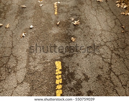 Closeup of Concrete Road