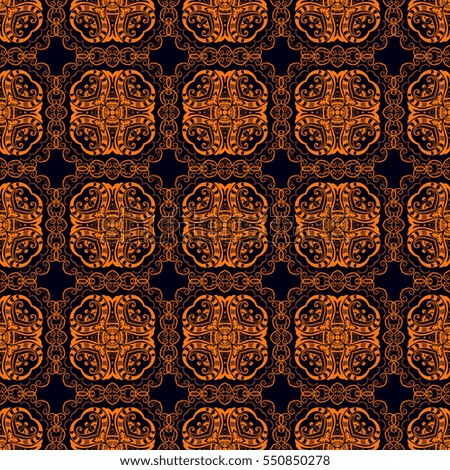 Seamless background with ornament. Geometric pattern. Wallpaper pattern