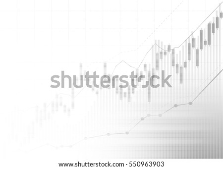 Candle stick graph chart of stock market investment trading, Bullish point, Bearish point. trend of graph vector design.