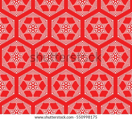 Valentine Day romantic vector geometric background. Floral ornament. rose color.