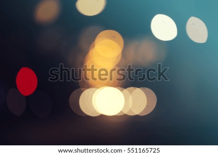 Blurred urban traffic background  at night
