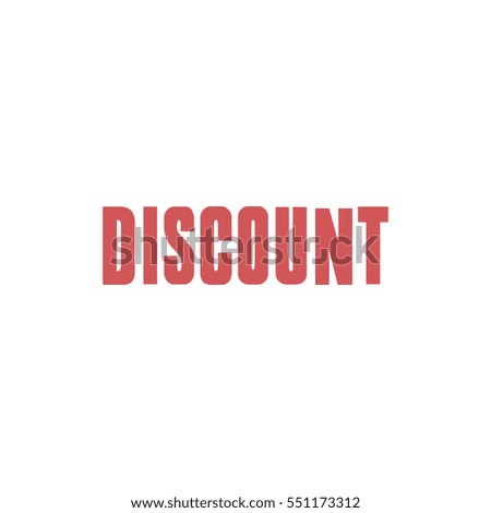 discount icon. sign design