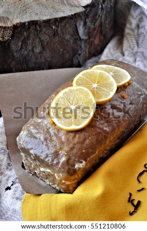 lemon cake with Earl Grey