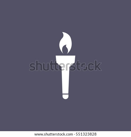 simple Torch icon design