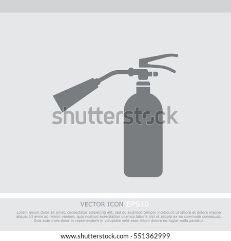 Fire extinguisher vector icon