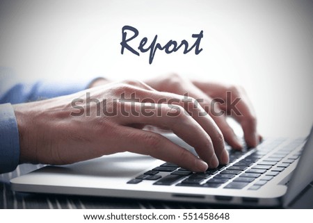 Report, Business Concept