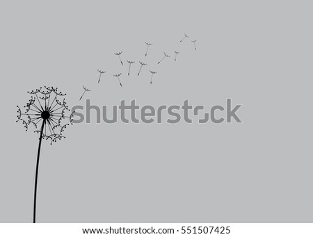 A Abstract Dandelion Background Illustration