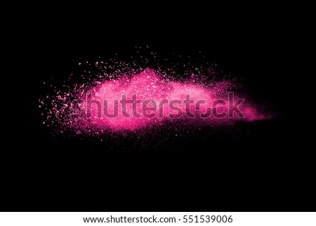 abstract powder splatted background,Freeze motion of color powder exploding/throwing color powder,color glitter texture on background
