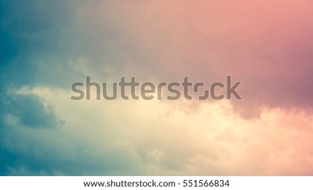 colorful sky background.