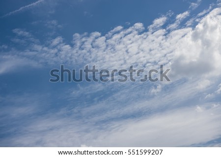 Beautiful sky with cloud